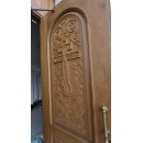 Дверь входная из массива дуба