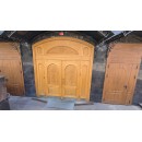 Дверь входная из массива дуба