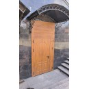 Дверь входная из массива дуба