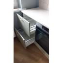 Прямая кухня с подсветкой