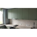 Прямая кухня с подсветкой